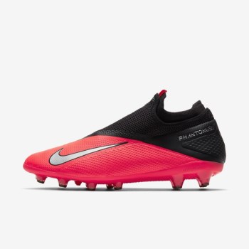 Nike Phantom Vision 2 Pro Dynamic Fit AG-PRO - Férfi Focicipő - Piros/Fekete/Metal Titán